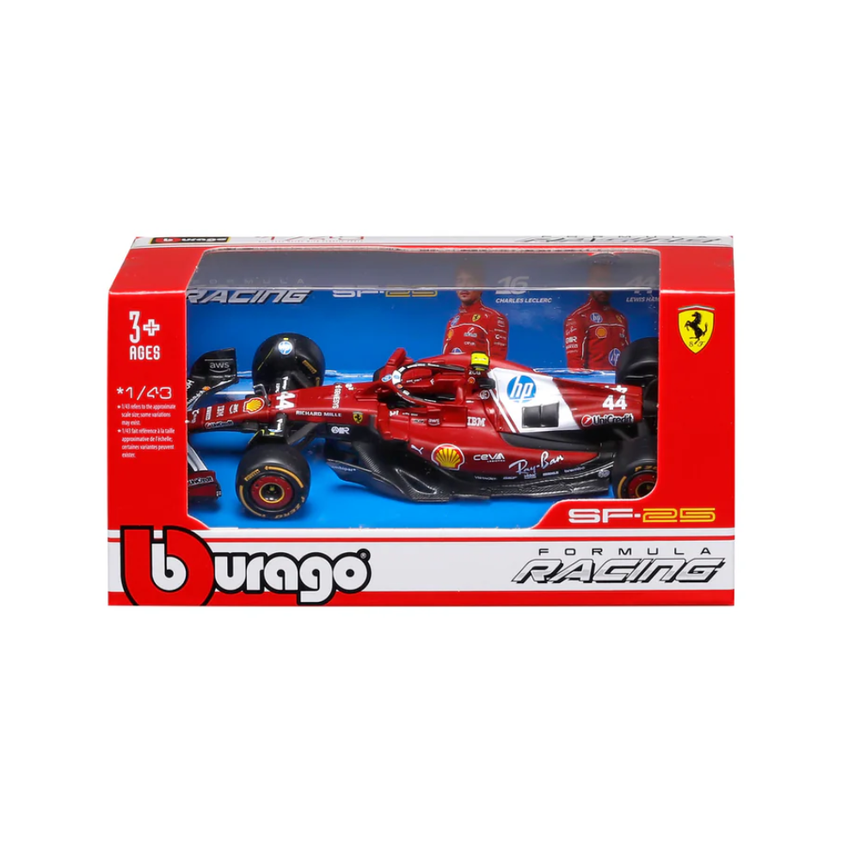 Bburago F1 Ferrari F1 Team SF-25 Charles Leclerc 1/43 Scale Model