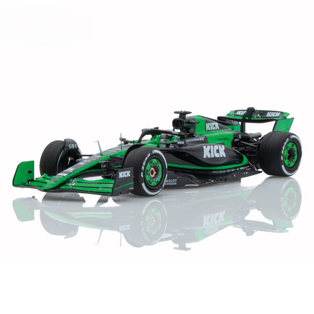 Spark Models F1 Stake Kick Sauber F1 Team C44 No.77 Stake F1 Team Kick Sauber Abu Dhabi GP 2024 - Valtteri Bottas "Last Race" 1/43 Scale Model