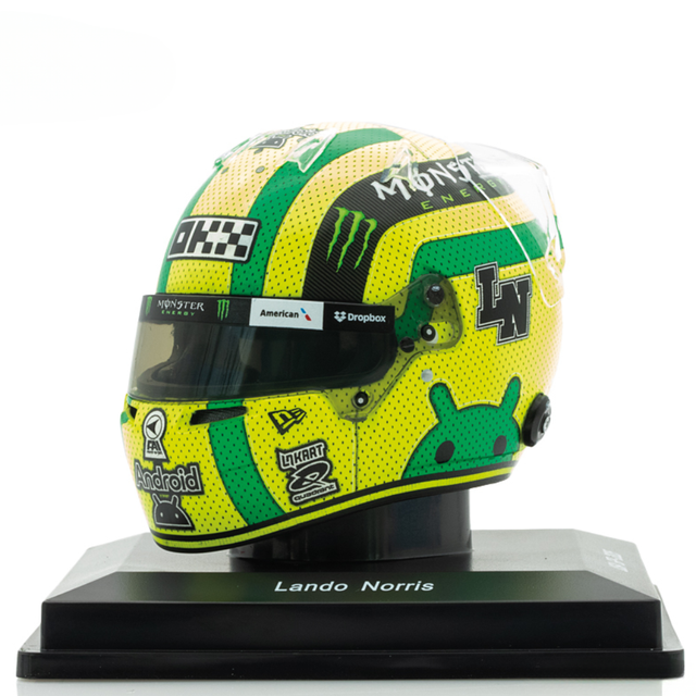 Spark Models F1 McLaren F 1 Team - Lando Norris - US GP 2025 1/5 Scale Mini Replica Helmet