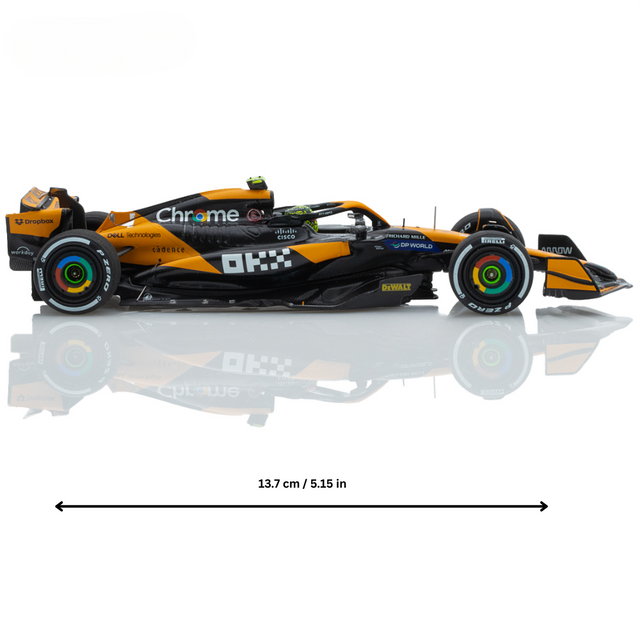 Spark Models F1 McLaren F1 Team MCL38 No.4 Winner Miami GP 2024 - Lando Norris 1/43 Scale Model