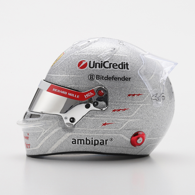 LookSmart F1 Lewis Hamilton – Scuderia Ferrari HP Las Vegas GP 2025 1/5 Scale Mini Replica Helmet