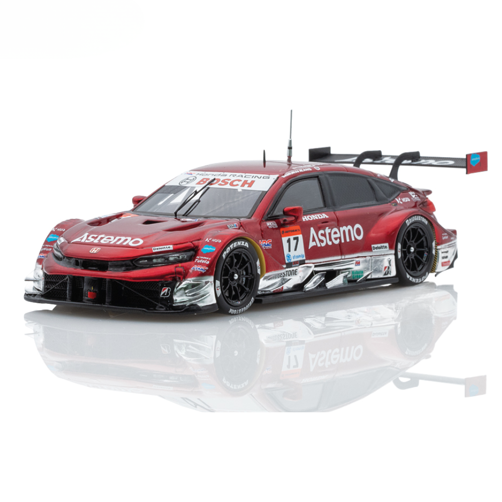 Spark Models Astemo Civic Type R-GT No.17 Astemo Real Racing GT500 SUPER GT 2024 - K. Tsukakoshi - K. Ohta 1/43 Scale Model