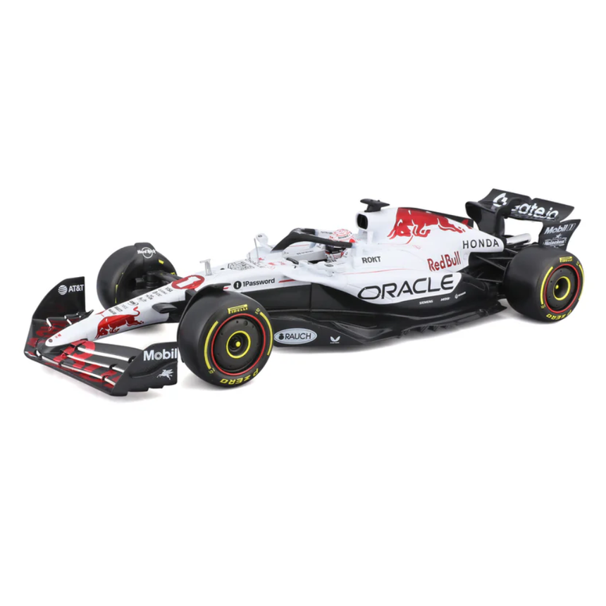 Bburago F1 Red Bull Racing RB21 Japan GP 2025 Max Verstappen With Helmet 1/18 Scale Model