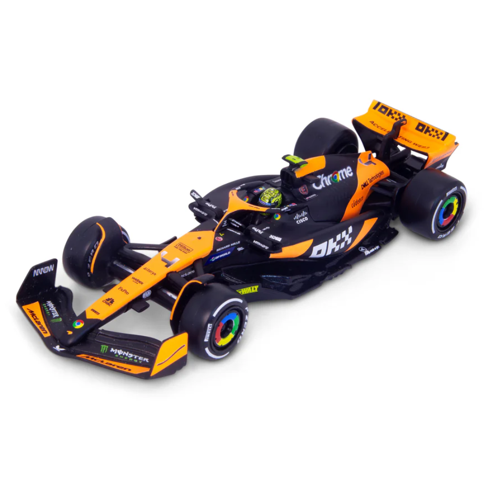 Bburago F1 McLaren F1 MCL38 2024 - Lando Norris With Helmet 1/43 Scale Model