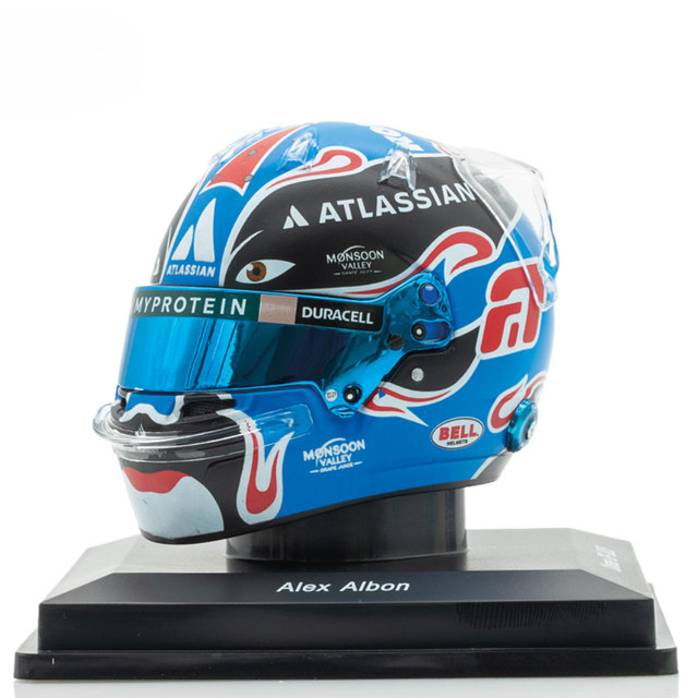 Spark Models F1 Williams Racing - Alexander Albon - Chinese GP 2025 1/5 Scale Mini Replica Helmet