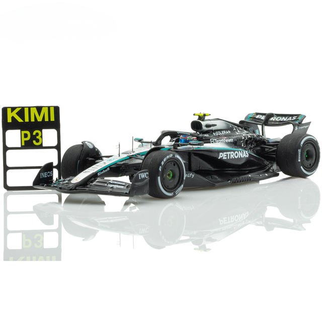 Spark Models F1 Mercedes W16 No.12 Mercedes-AMG PETRONAS F1 Team - 3rd Canadian GP 2025 - Kimi Ant1lli 1/43 Scale Model