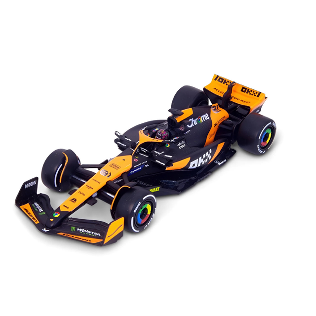 Bburago F1 McLaren F1 MCL38 2024 With Helmet - Oscar Piastri 1/43 Scale Model