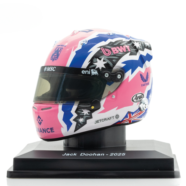 Spark Models F1 BWT Alpine F1 Team - Jack Doohan - 2025 Mini Replica Helmet 1/5 Scale Model