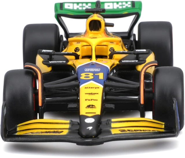 Bburago F1 McLaren F1 MCL38 2024 - Oscar Piastri Special Ayrton Senna Livery 1/43 Scale Model