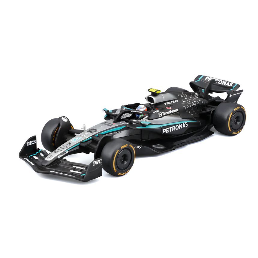 Bburago F1 Mercedes F1 Team AMG W16 2025 Kimi Antonelli With Helmet 1/43 Scale Model