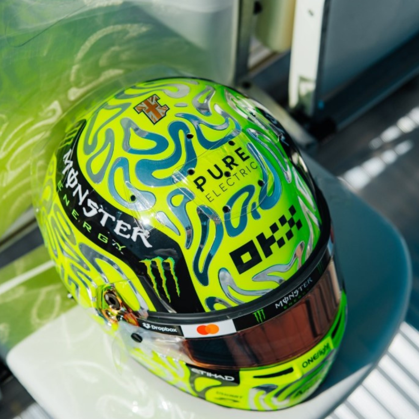 Spark Models F1 McLaren Mastercard - Lando Norris British GP 2026 1/5 Scale Mini Replica Helmet