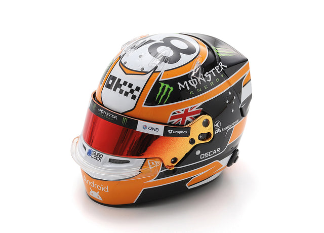 Spark Models F1 McLaren Formula 1 Team - Oscar Piastri - Monaco GP 2025 Mini Replica Helmet 1/5 Scale