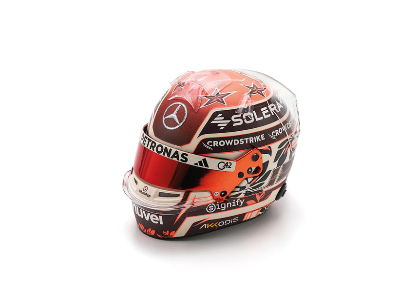 Spark Models F1 Mercedes-AMG PETRONAS F1 Team - Kimi Antonelli - Miami GP 2025 Mini Replica Helmet 1/5 Scale