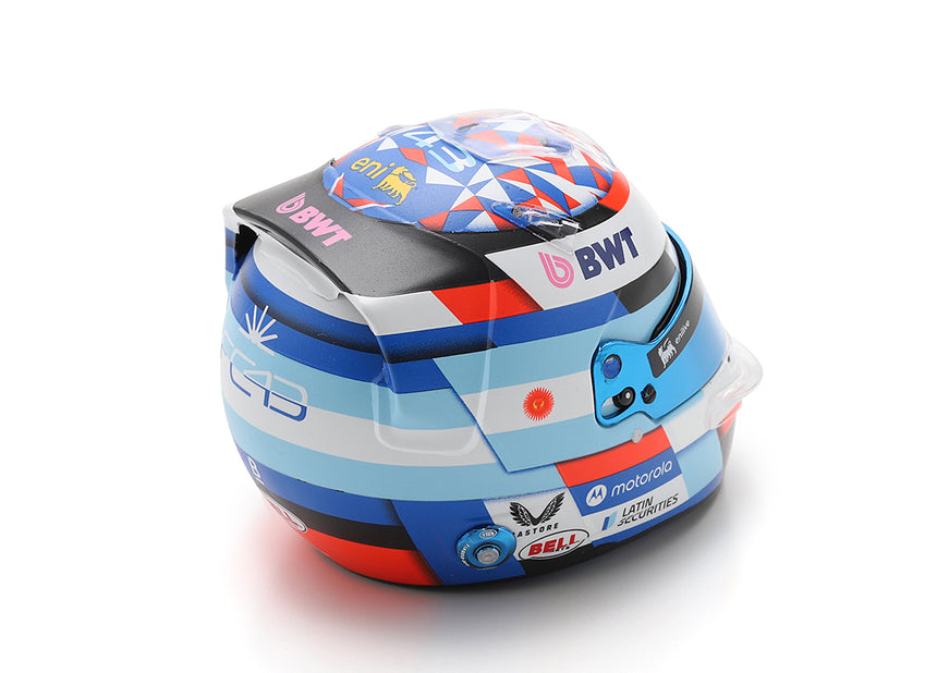 Spark Models F1 BWT Alpine F1 Team - Franco Colapinto - 2025 Mini Replica Helmet 1/5 Scale