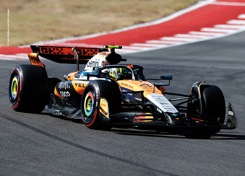 Spark Models F1 McLaren MCL39 No.4 McLaren F1 Team - 2nd US GP 2025 - Lando Norris 1/43 Scale Model