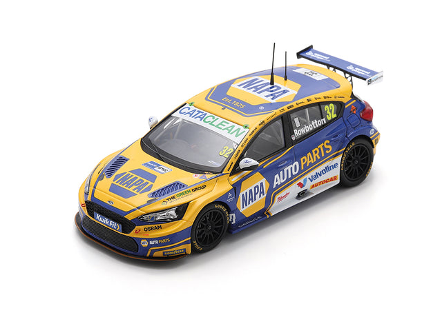 Spark Models NAPA Racing UK No.32 Ford Focus BTCC - Snetterton Race 2 Winner 2025 - Daniel Rowbottom 1/43 Scale Model
