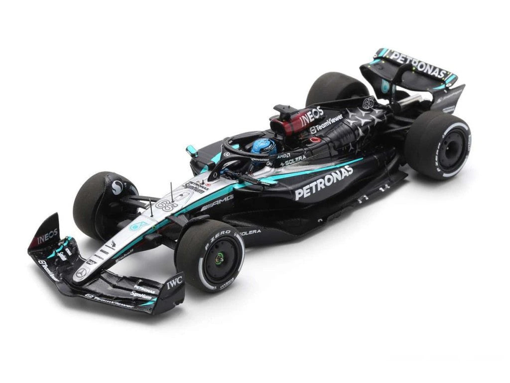 Spark Models F1 Mercedes F1 Team - AMG Petronas F1 Team No.63 W15 E Performance - Bahrain GP 2024 - George Russell 1/43 Scale Model