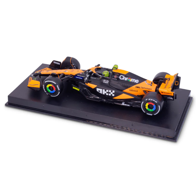 Bburago F1 McLaren F1 MCL38 2024 - Lando Norris With Helmet 1/43 Scale Model