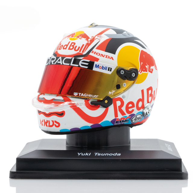 Spark Models F1 Oracle Red Bull Racing - Yuki Tsunoda - Japanese GP 2025 Mini Replica Helmet 1/5 Scale Model