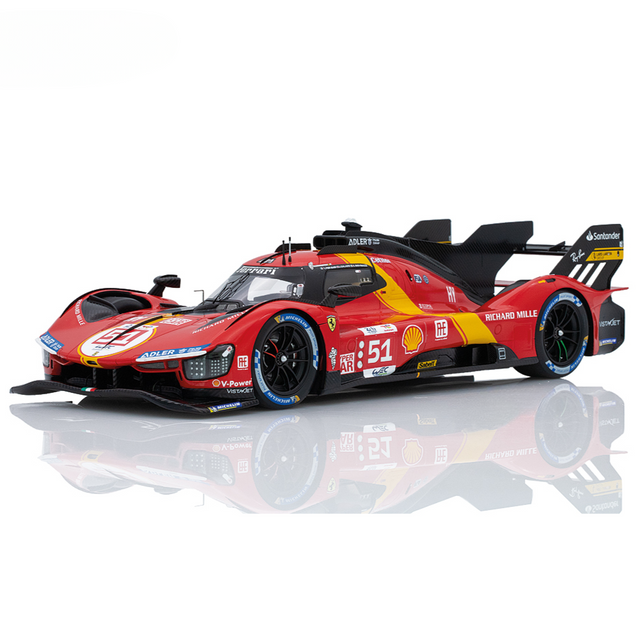 LookSmart Ferrari 499P No.51 FERRARI - AF CORSE Winner 24H Le Mans 2023 - A. Pier Guidi - J. Calado - A. Giovinazzi 1/18 Scale Model