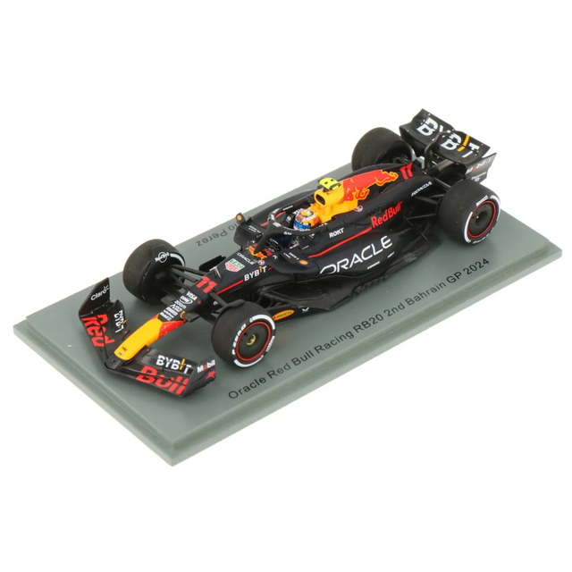 Spark Models F1 Oracle Red Bull Racing RB20 No.11 2nd Bahrain GP 2024 - Sergio Perez 1/43 Scale Model