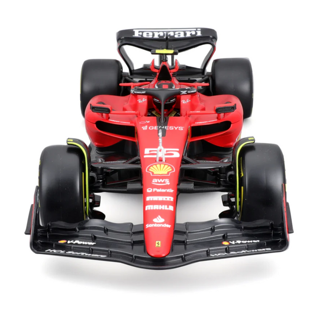 Bburago F1 2023 Ferrari F1 Team SF-23 No.55 - Carlos Sainz With Helmet 1/18 Scale Model