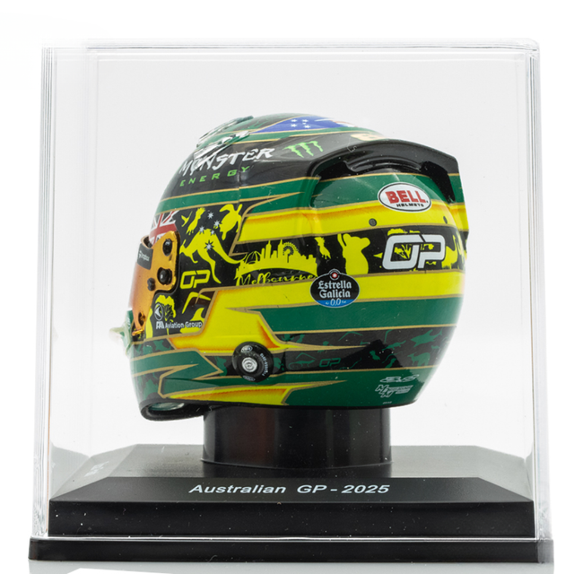 Spark Models F1 McLaren F1 Team - Oscar Piastri - Australian GP 2025 Mini Replica Helmet 1/5 Scale