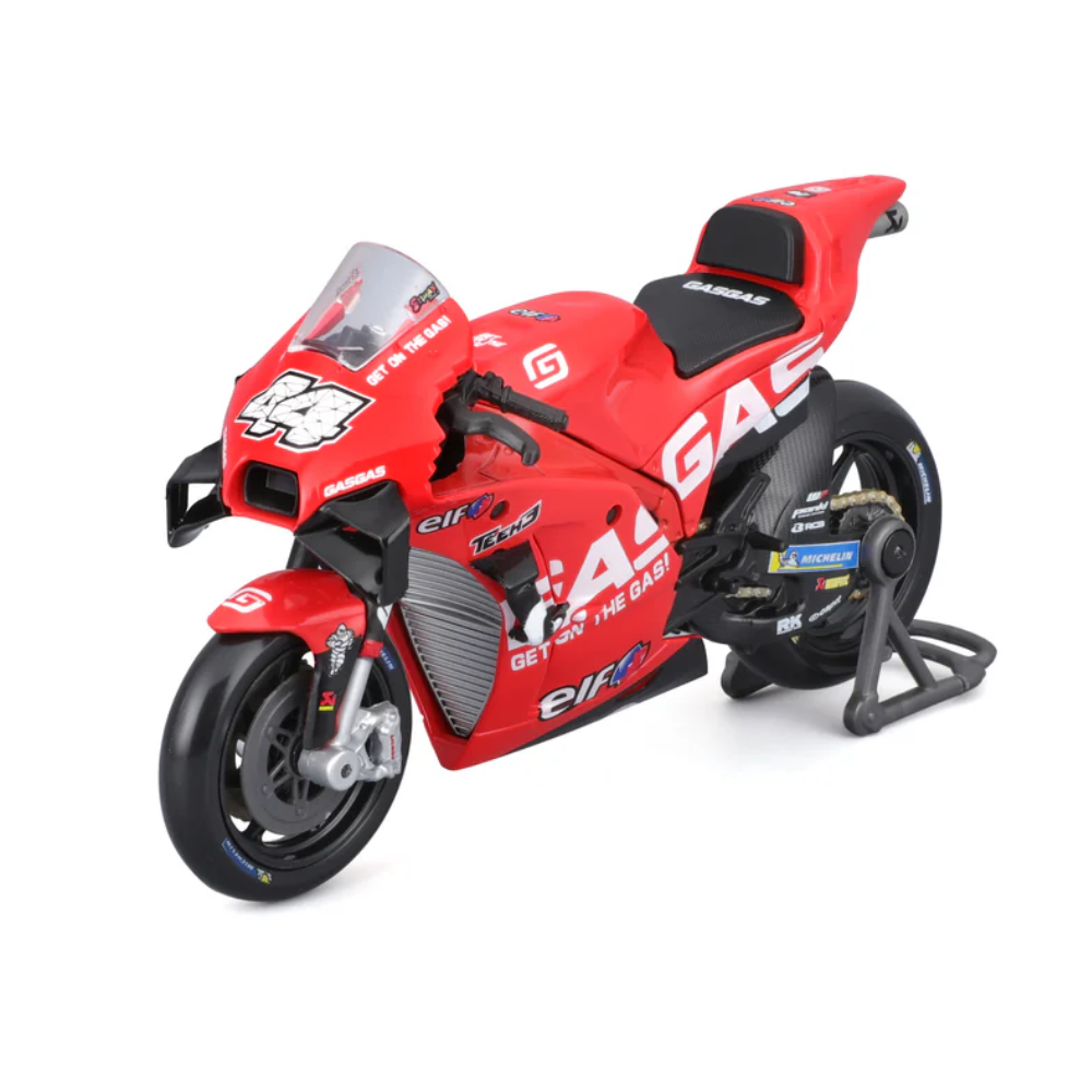 Maisto 2023 Motorbike Gasgas Factory Tech3 (#44 Espargaro) 1/18 Scale Model