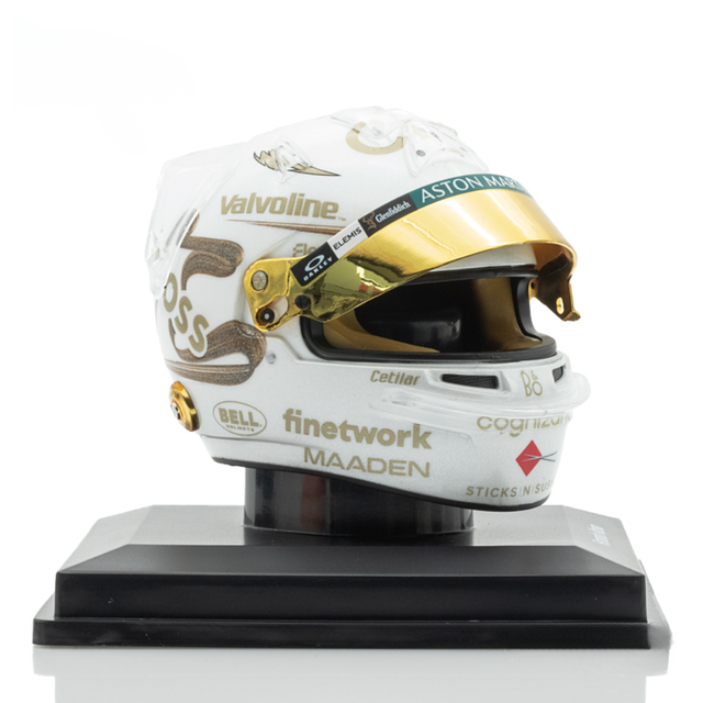 Spark Models F1 Aston Martin Aramco F1 Team - Fernando Alonso - Chinese GP 2025 1/5 Scale Mini Replica Helmet