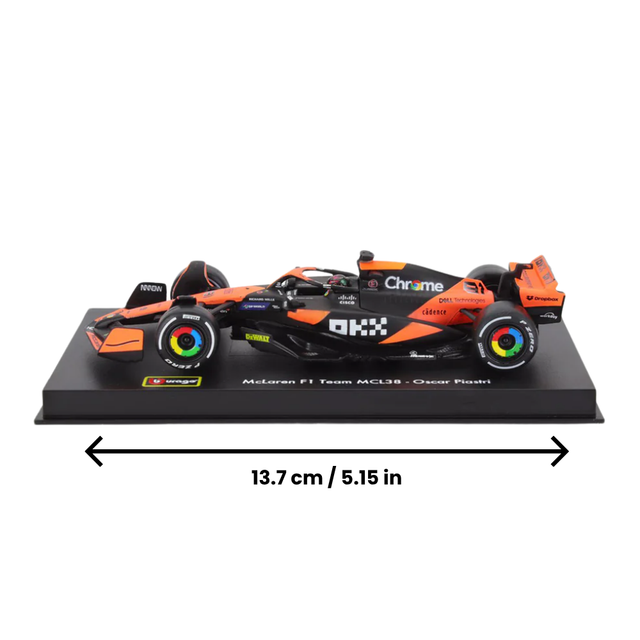 Bburago F1 McLaren F1 MCL38 2024 - Lando Norris With Helmet 1/43 Scale Model