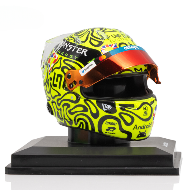 Spark Models F1 McLaren F1 Team - Lando Norris - British GP 2025 Mini Replica Helmet 1/5 Scale Model