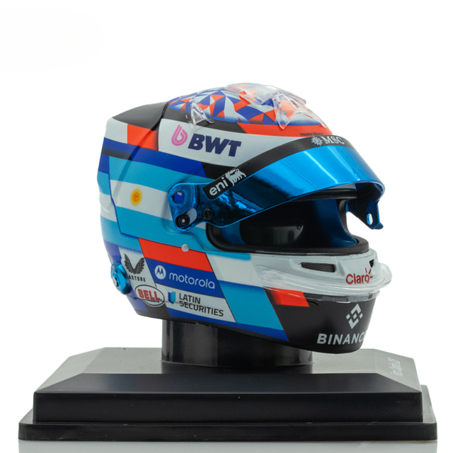 Spark Models F1 BWT Alpine F1 Team - Franco Colapinto - 2025 Mini Replica Helmet 1/5 Scale Model