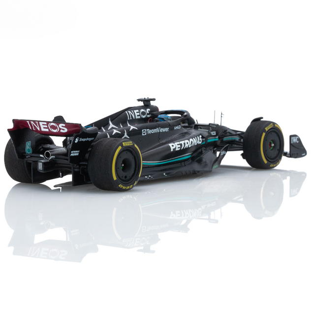 Spark Models F1 Mercedes F1 Team - AMG Petronas F1 W14 E Performance No.63 Mercedes-AMG Petronas Formula One Team 5th British GP 2023 - George Russell 1/43 Scale Model