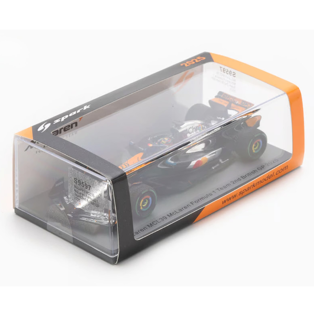 Spark Models F1 McLaren MCL39 No.81 McLaren F1 Team - 2nd British GP 2025 - Oscar Piastri 1/43 Scale Model
