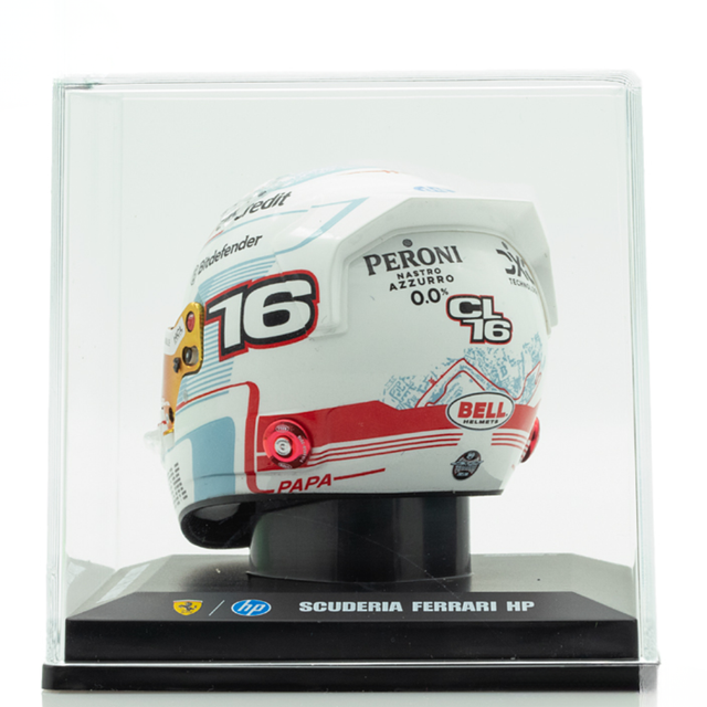 LookSmart F1 Charles Leclerc - Monaco GP 2025 - 2nd Place Mini Replica Helmet 1/5 Scale Model