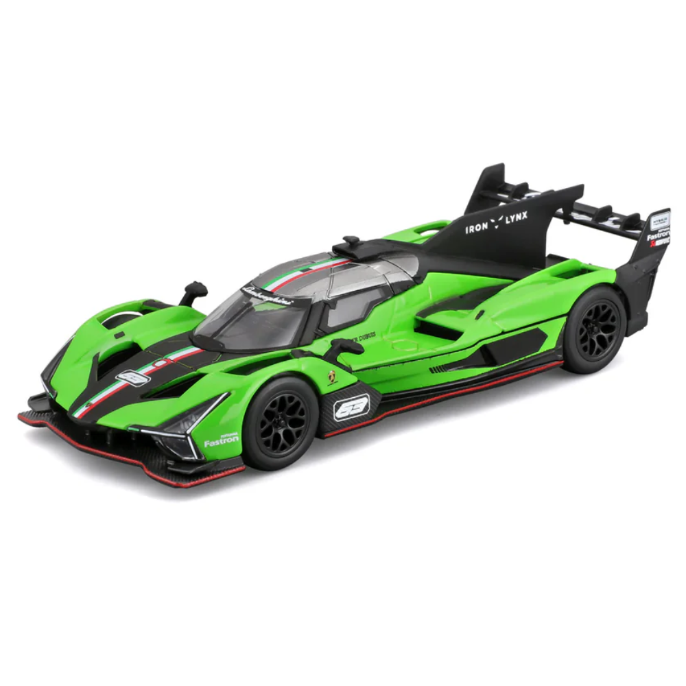 Bburago Lamborghini SC63 No.63 2023 - Hypercar LMDh 1/43 Scale Model