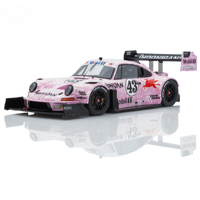 Spark Model HOONIPIGASUS Porsche 911 No.43 Rally Pikes Peak 2022 Ken Block 1/18 Scale Model