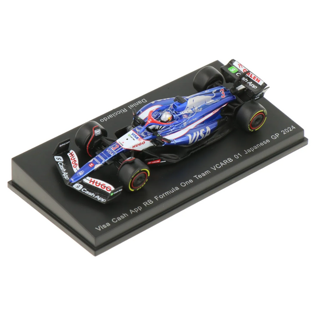 Spark Models F1 Visa Cash App F1 Team VCARB 01 No.3 2024- Daniel Ricciardo 1/64 Scale Model