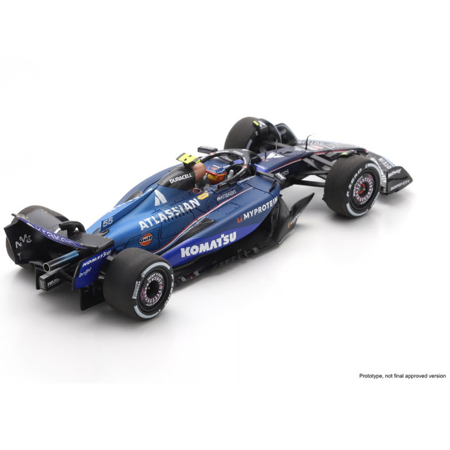 Spark Models F1 Williams FW47 No.55 Williams Racing 3rd Azerbaijan GP 2025 Carlos Sainz 1/43 Scale Model