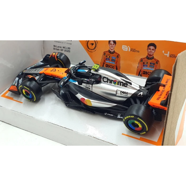 Bburago F1 McLaren F1 Team MCL39 - British GP Lando Norris 1/43 Scale Model