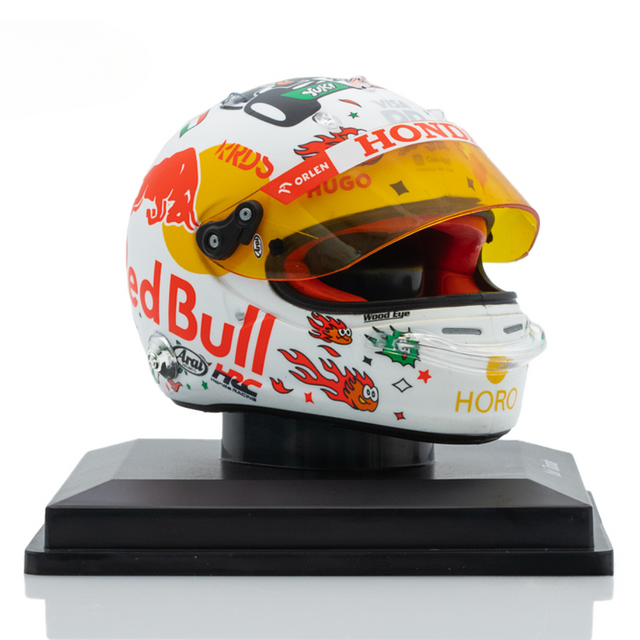 Spark Models F1 Visa Cash App RB Formula One Team - Yuki Tsunoda - Italian GP 2024 Mini Replica Helmet 1/5 Scale Model