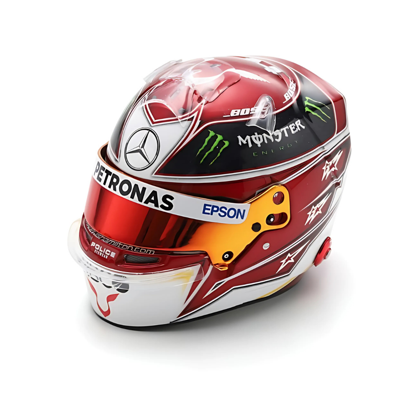 Spark Models F1 Lewis Hamilton - US GP - F1 World Championship 2019 Mini Replica Helmet 1/5 Scale