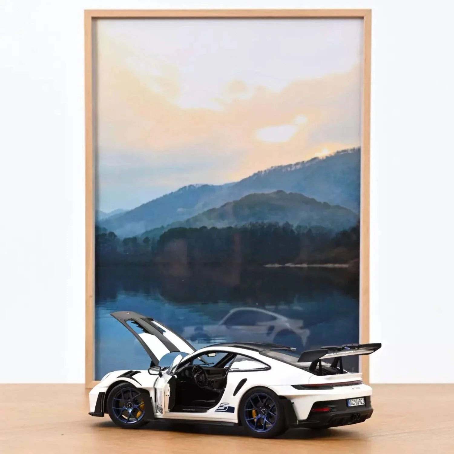 Norev Porsche 911 GT3 RS Weissach Pack White 1/18 Scale Model