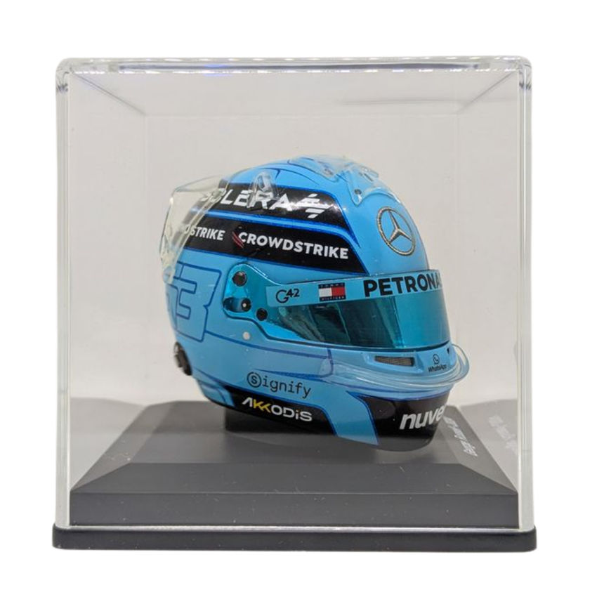 Spark Models F1 2024 George Russell 1/5 Scale Mini Replica Helmet 5HF146