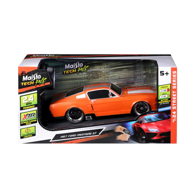 Maisto Remote Controlled Ford Mustang GT 1967 2.4GHz 1/24 Scale Model