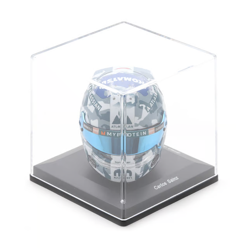 Spark Models F1 Williams Racing - Carlos Sainz - British GP 2025 Mini Replica Helmet 1/5 Scale Model