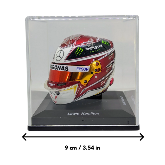 Spark Models F1 Lewis Hamilton - US GP - F1 World Championship 2019 Mini Replica Helmet 1/5 Scale Model
