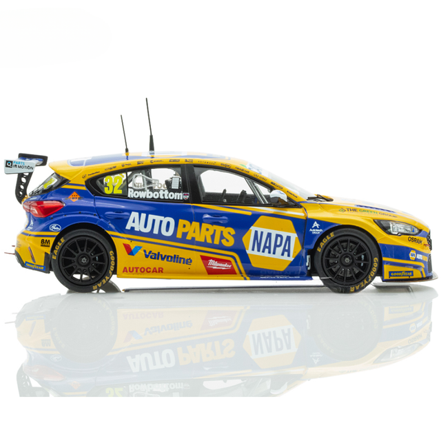 Spark Models NAPA Racing UK No.32 Ford Focus BTCC - Snetterton Race 2 Winner 2025 - Daniel Rowbottom 1/43 Scale Model