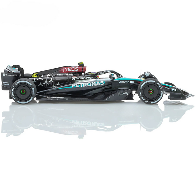 Spark Models F1 Mercedes F1 - AMG PETRONAS Formula One Team No.44 F1 W15 E Performance 2nd Las Vegas GP 2024 - Lewis Hamilton 1/43 Scale Model