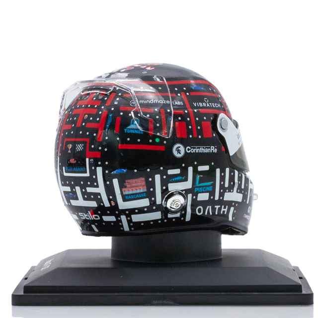 Spark Models F1 Alfa Romeo F1 Team Stake - Valtteri Bottas Monaco GP 2023 - Mini Replica Helmet 1/5 Scale